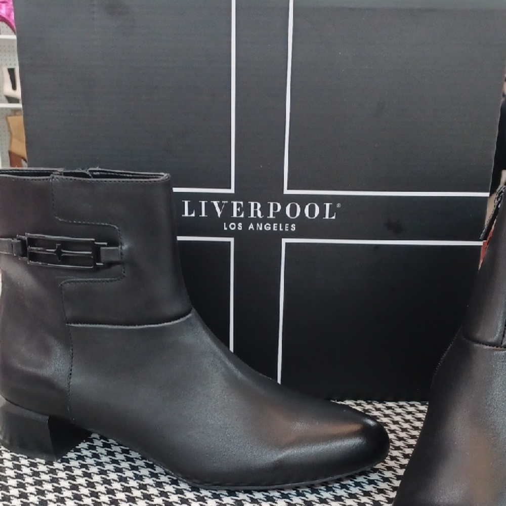 Liverpool Patton Black Leather NIB